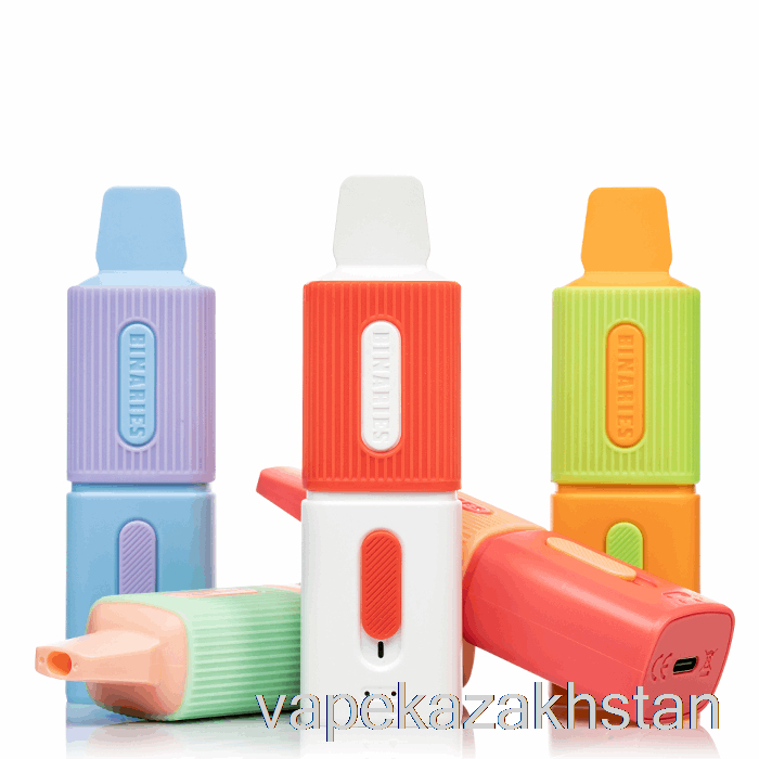 Vape Disposable Horizon Binaries TH6000 Disposable Watermelon Peach Clear